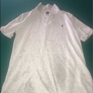 Grey Ralph Lauren polo shirt